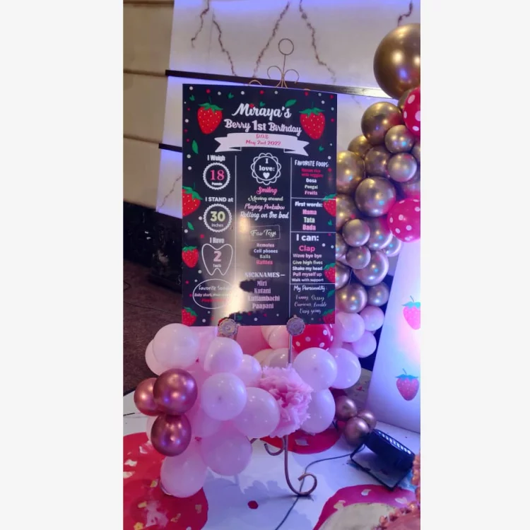 Berry First Birthday Decor